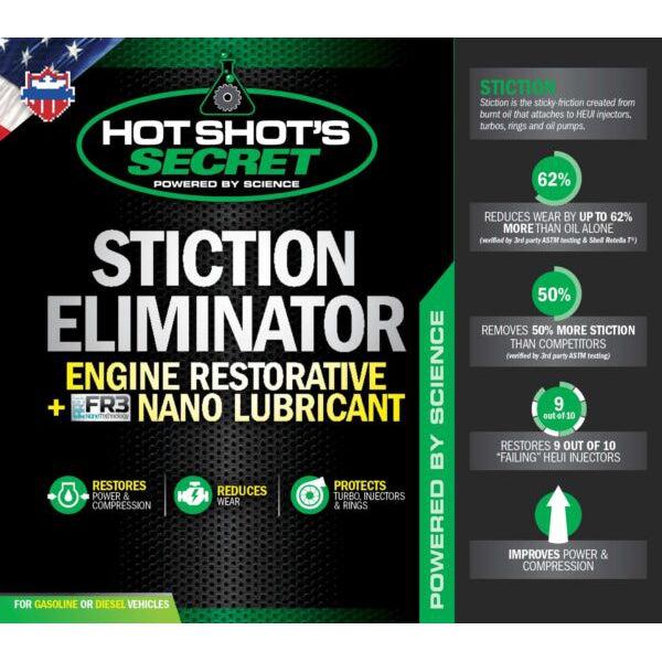 HOT SHOT'S SECRET STICTION ELIMINATOR ENGINE OIL ADDITIVE