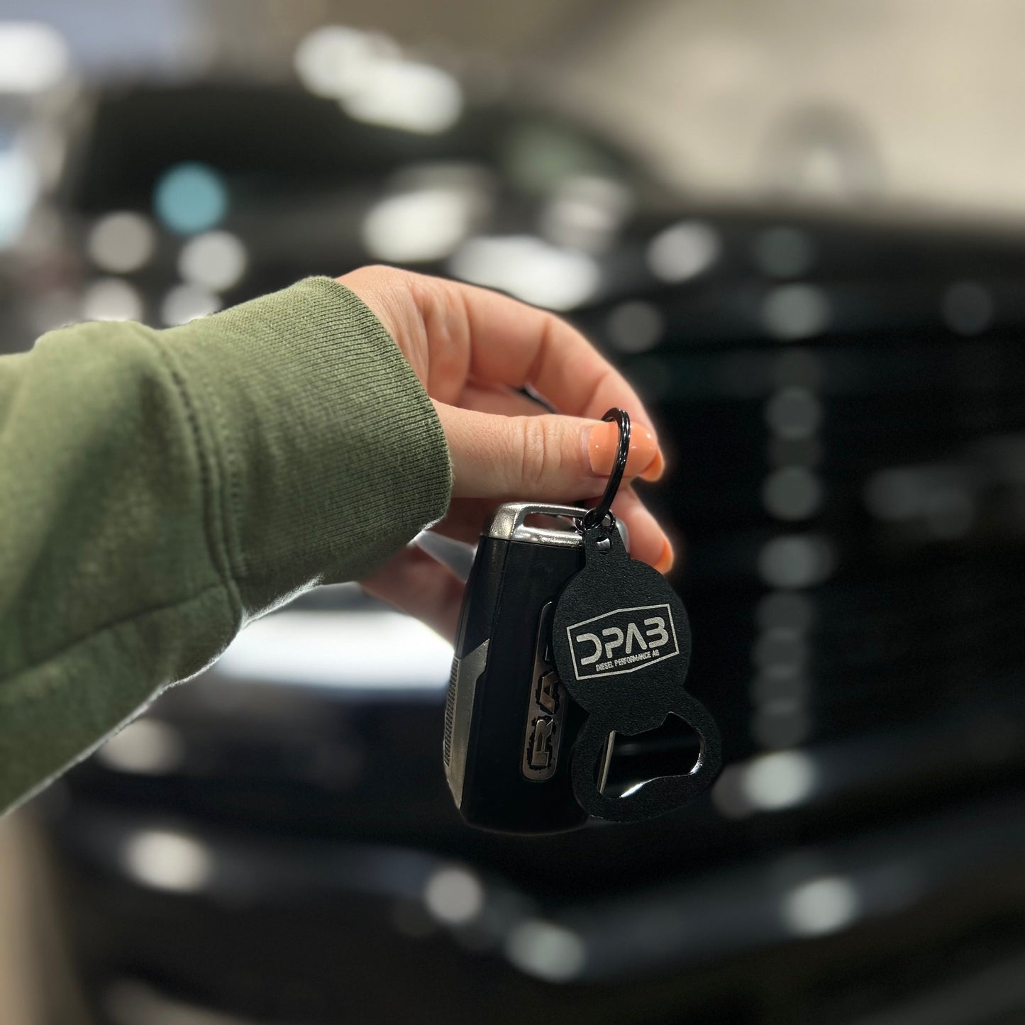 DPAB Bottle Opener Keychain - "Make Diesel Great Again"