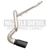 Whistle Diesel 2020-2025 Duramax 1500 3.0L 4'' DP Back Exhaust kit with tip