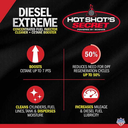 HOT SHOT'S SECRET DIESEL EXTREME INJECTOR CLEANER & CETANE BOOST