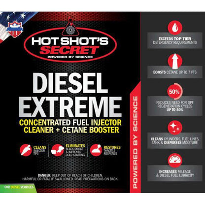 HOT SHOT'S SECRET DIESEL EXTREME INJECTOR CLEANER & CETANE BOOST