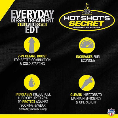 HOT SHOT'S SECRET EVERYDAY DIESEL TREATMENT 6-IN-1 FUEL BOOSTER