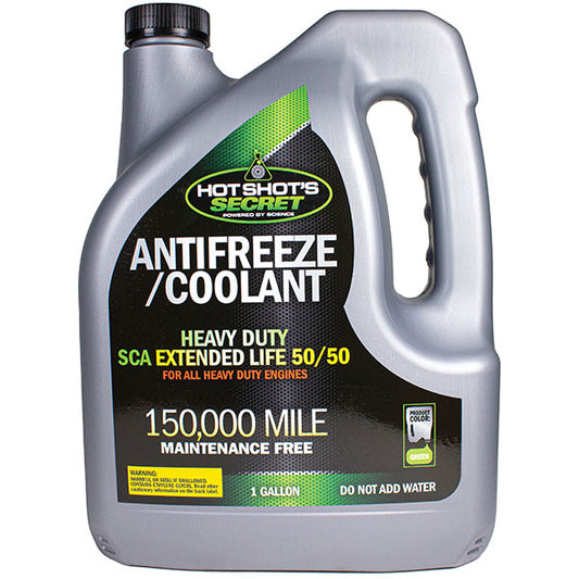 HOT SHOT'S SECRET HEAVY DUTY 50/50 GREEN ANTIFREEZE 150K MILE