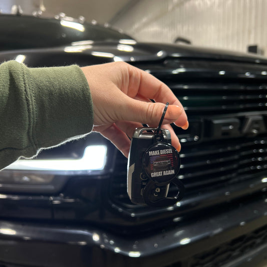 DPAB Bottle Opener Keychain - "Make Diesel Great Again"